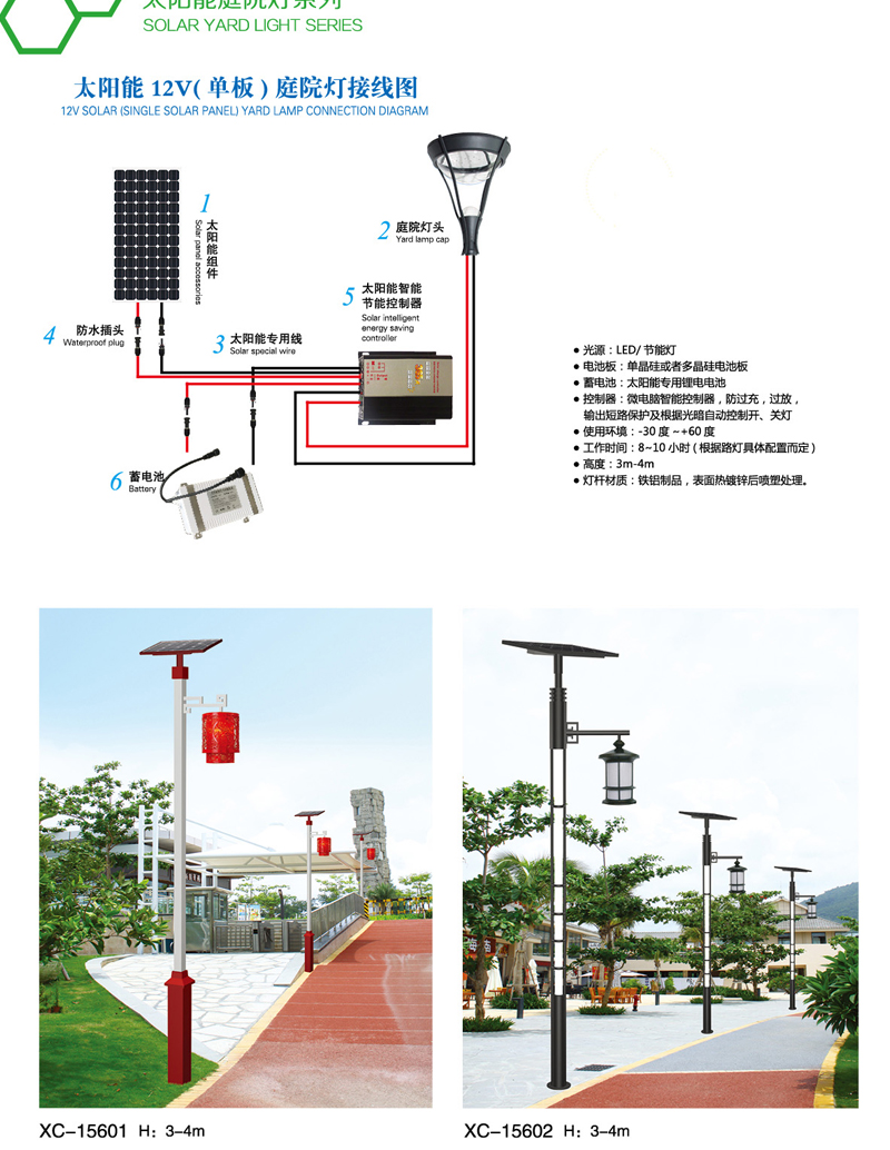 太陽(yáng)能庭院燈廠家